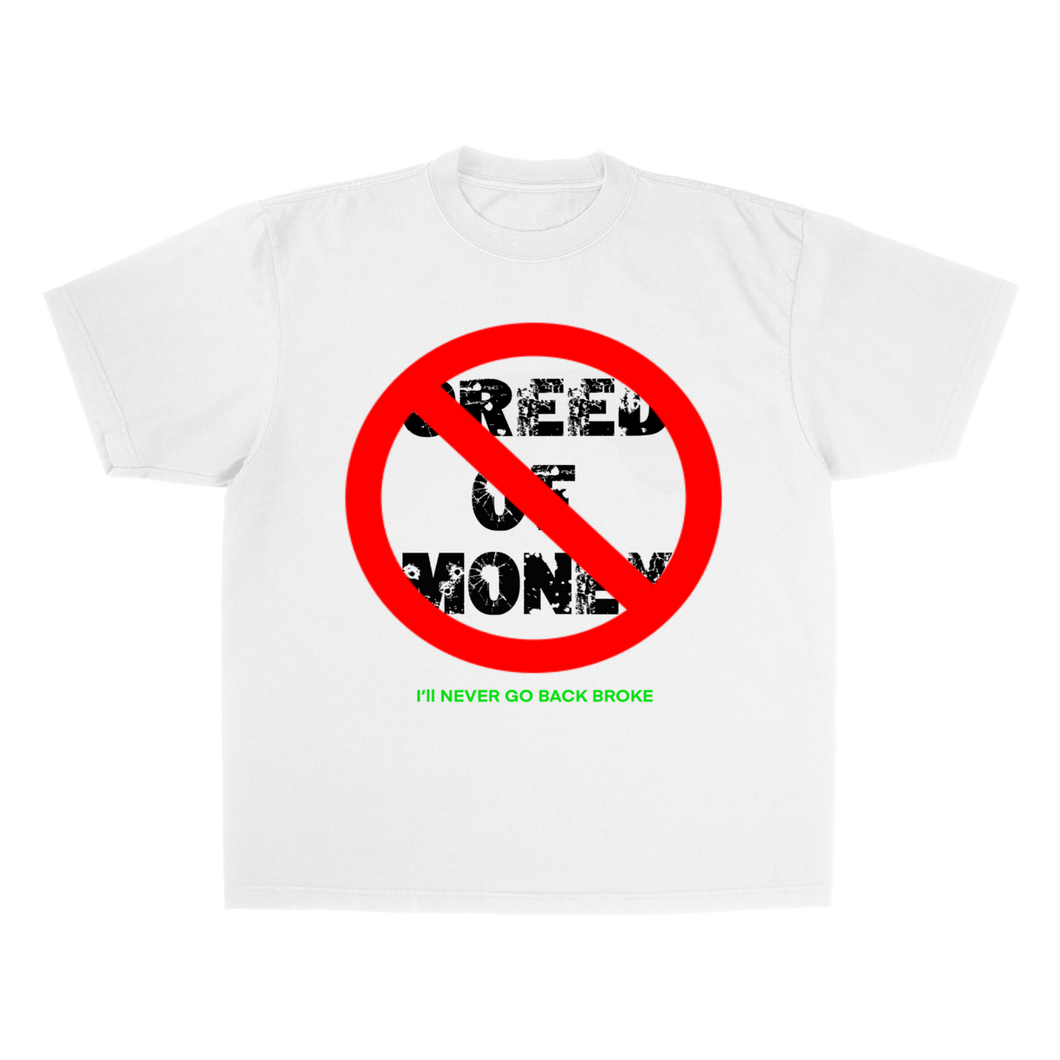 GREED OF MONEY TEE WHITE
