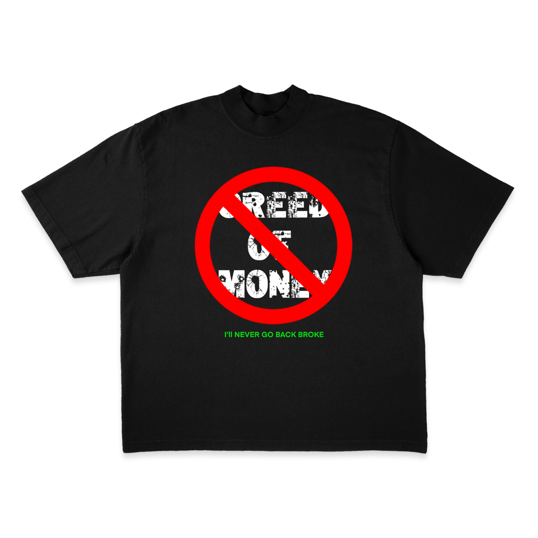 GREED OF MONEY TEE BLACK