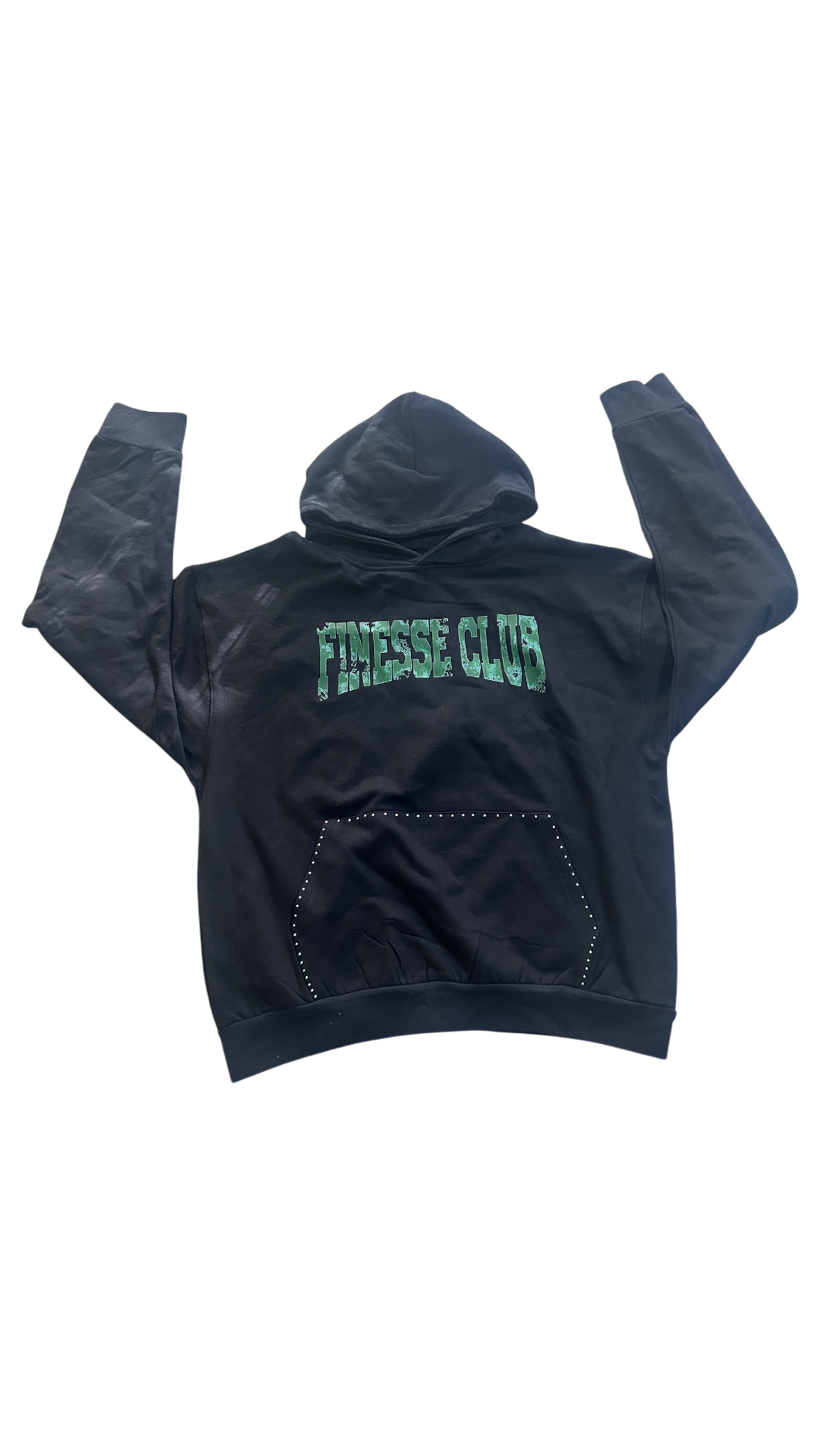 Lucky 7s Rhinestone Hoodie