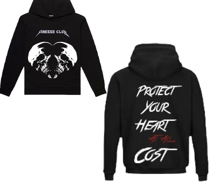 Protect Your Heart At All Cost Rhinestone Hoodie